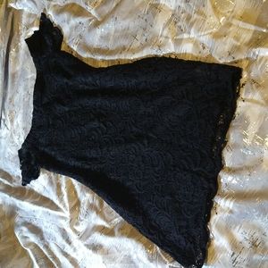 Size M: AMBIANCE Black Lace Dress